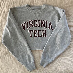 Cropped Virginia Tech Crew Neck